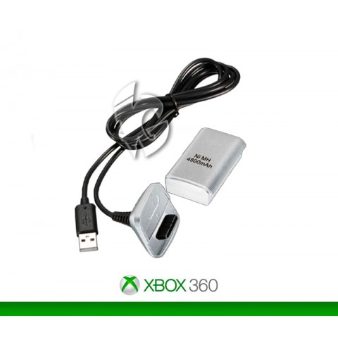 Xbox 360 Play & Charge kit + аккумулятор (Белый)